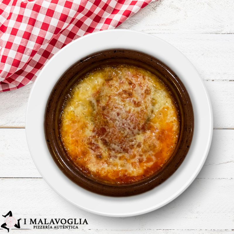 Provola al horno al estilo Malavoglia