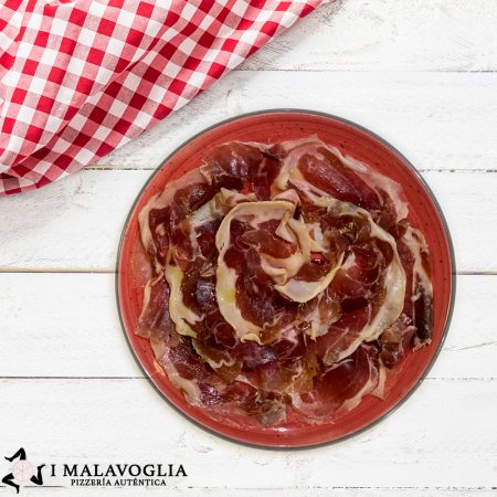Ración de jamón de cebo